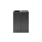 Bica Modell 886 Abfalltrennung 2x45 Liter Deckel/Eine Öffnung Anthrazit